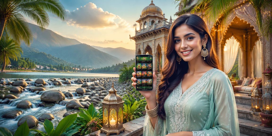A user enjoying a mobile casino festival in Sylhet